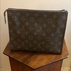 Louis Vuitton Brown Monogram Toiletry Bag